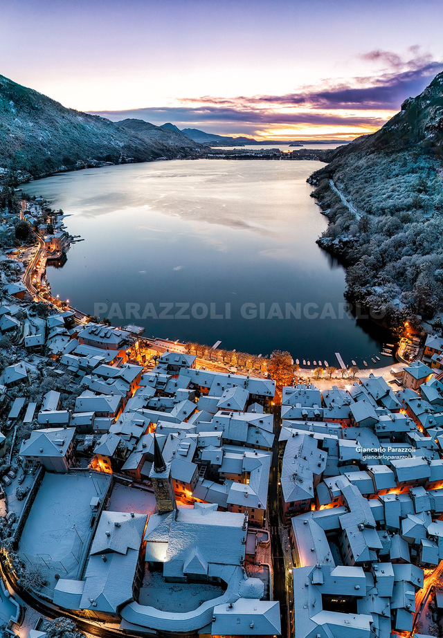 Mergozzo sotto la neve