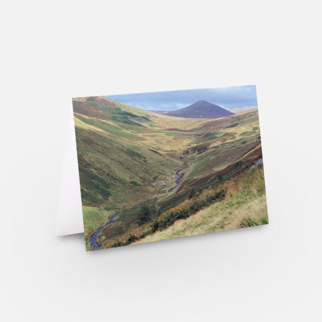 Between Skiddaw and Blencathra Lake District landscape greetings card
