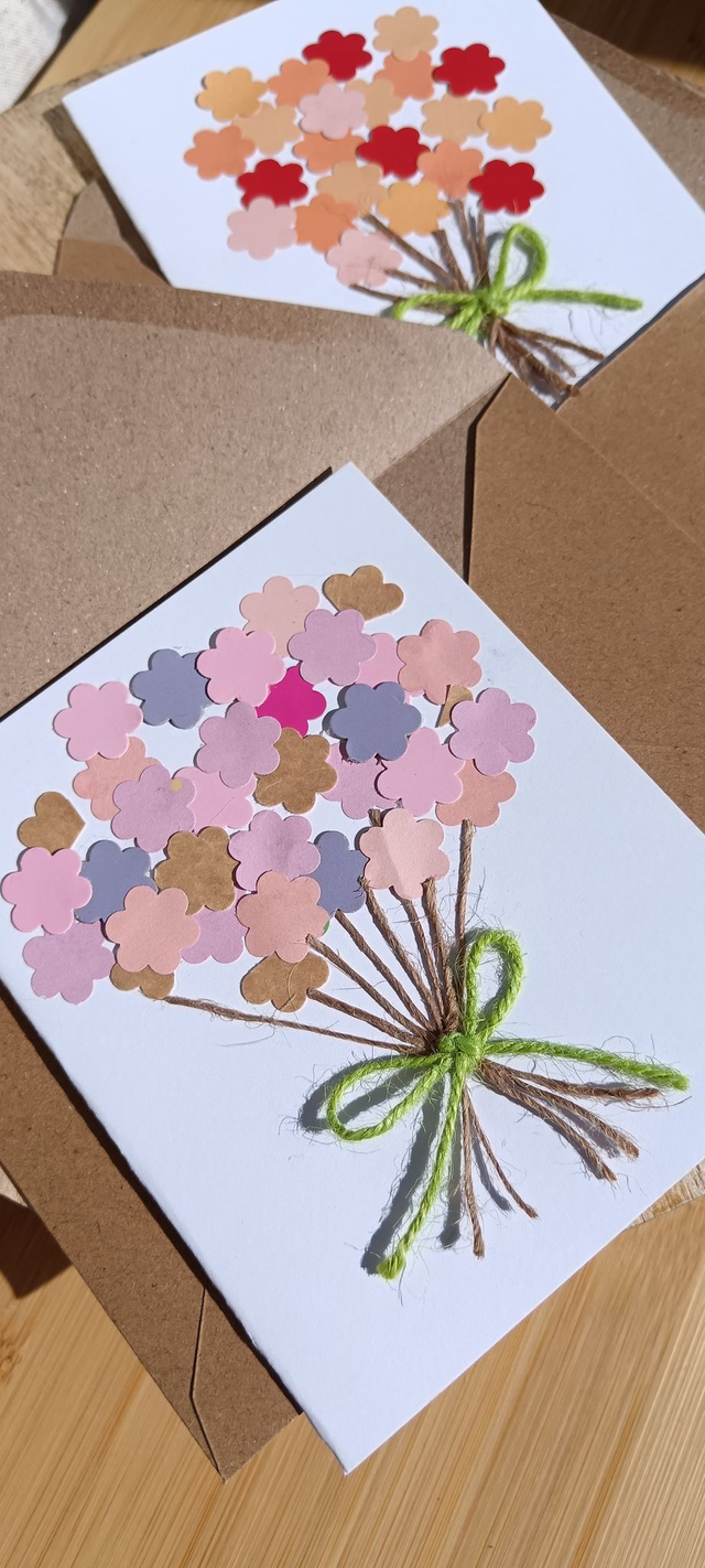 Carte de voeux bouquet