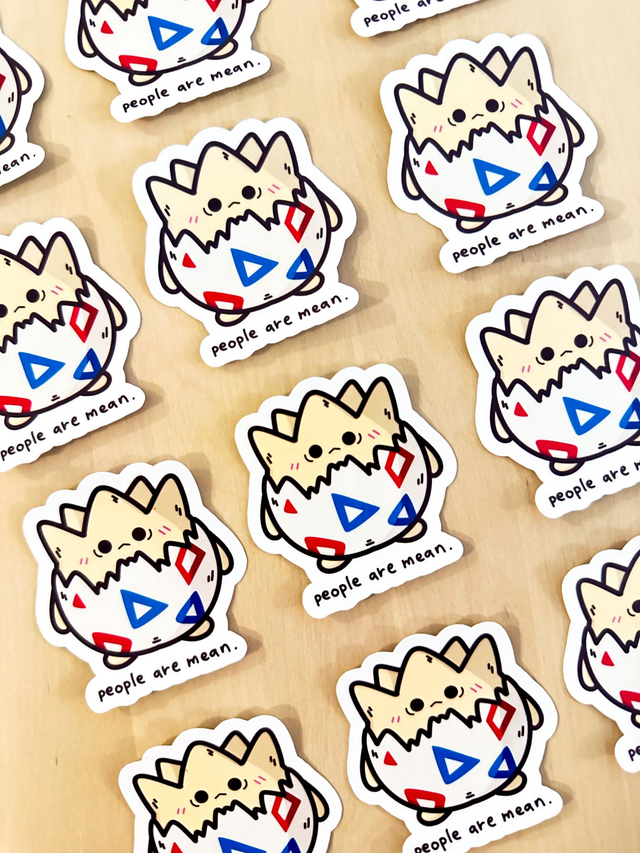"people are mean" Togepi