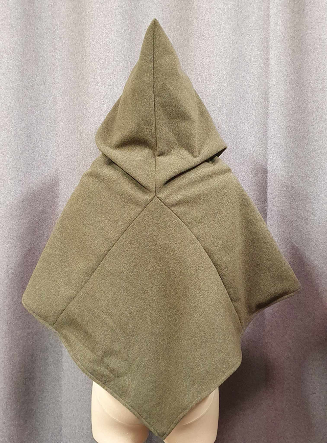 Chaperon Skoldehamn Yggdrasil en laine doublé lin vert