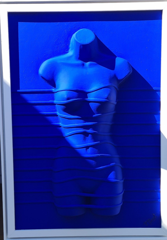 THE BLUE WOMAN  - 70x100cm