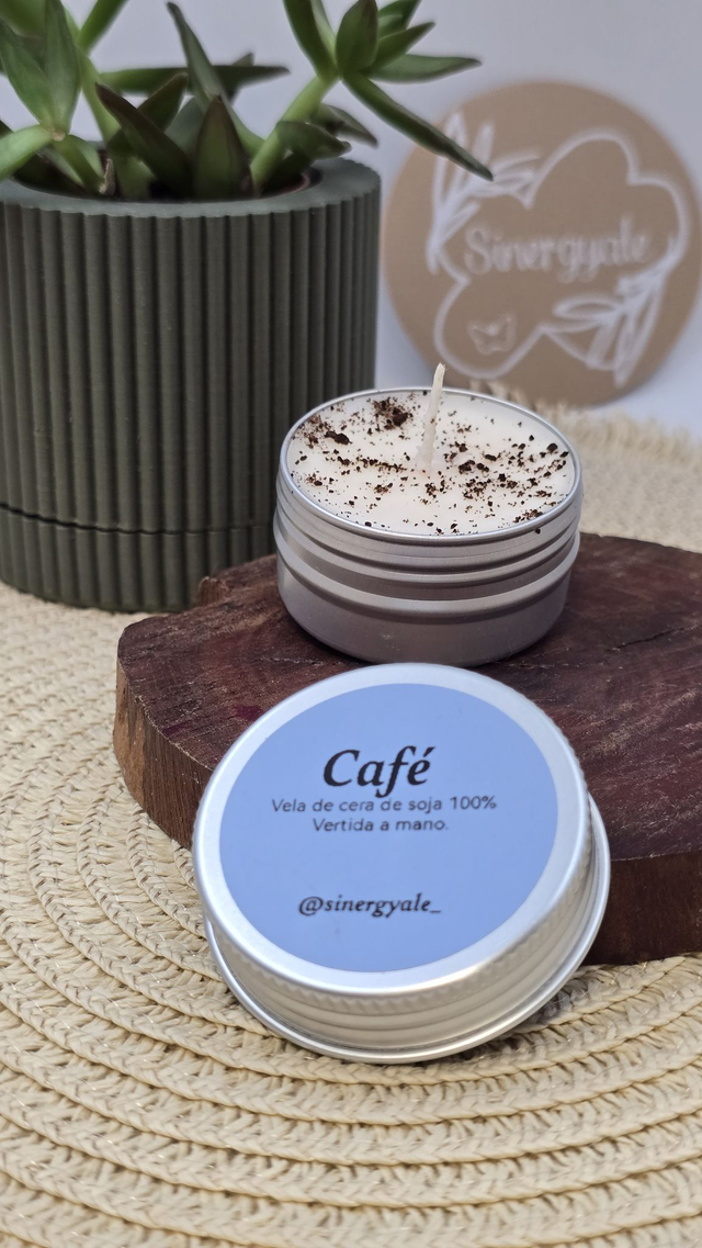 Vela de té - Café