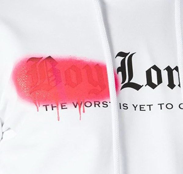 BOY London T-shirt mezza manica stampa old wall