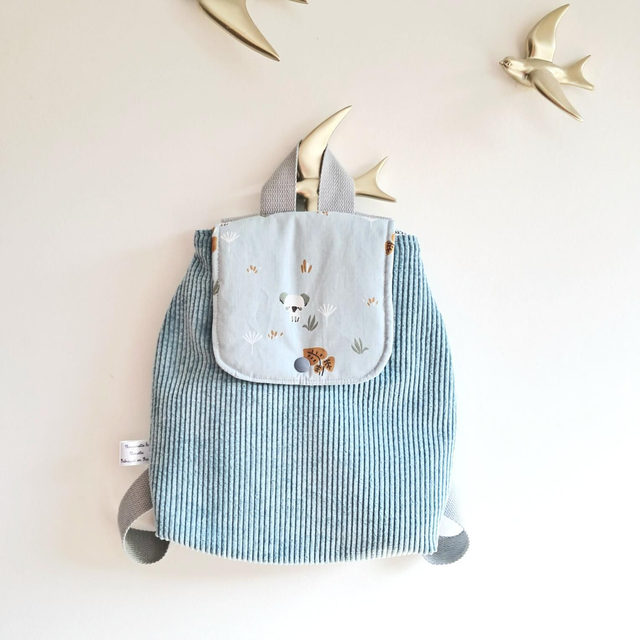 Sac à dos enfant bleu ciel "kolala"