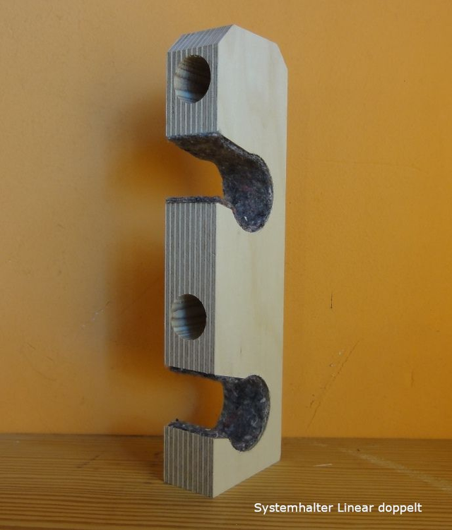 Halter Modell linear doppelt