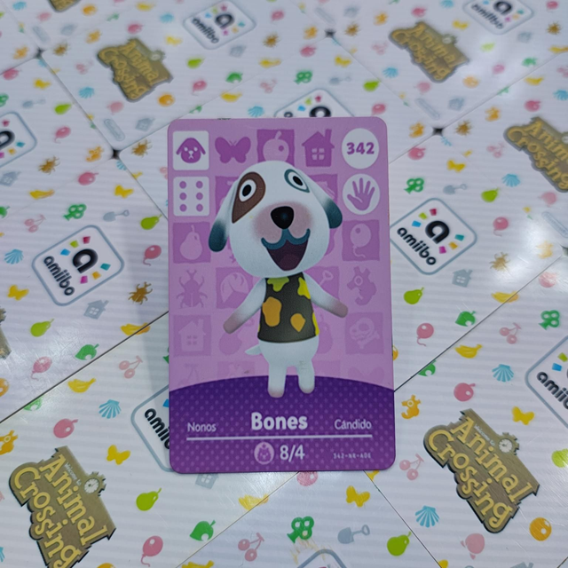 Tarjeta Amiibo Bones / Animal Crossing 342