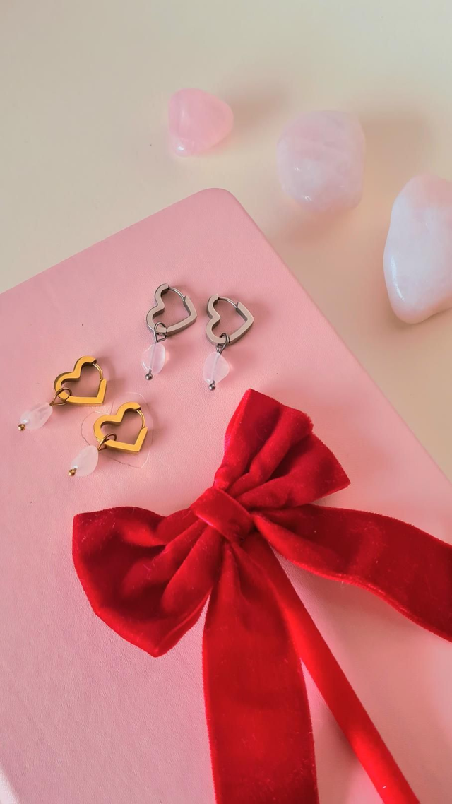 Premier baiser - Boucles d'oreilles