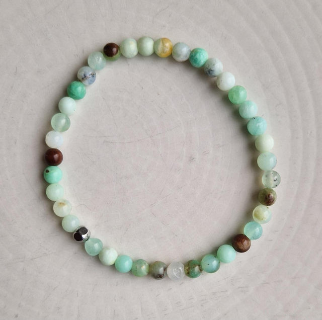 Bracelet CHRYSOPRASE 4mm