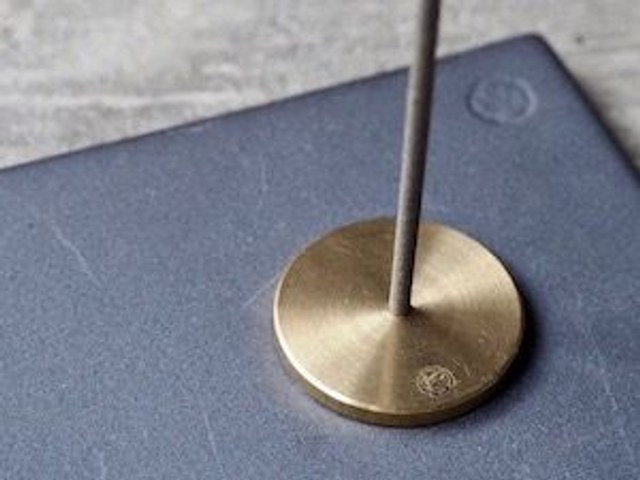 Brass Coin Incense Holder - Single Hole