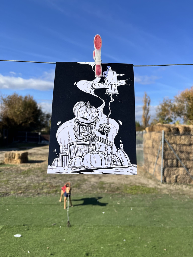 Lámina "Halloween". Tamaño A5