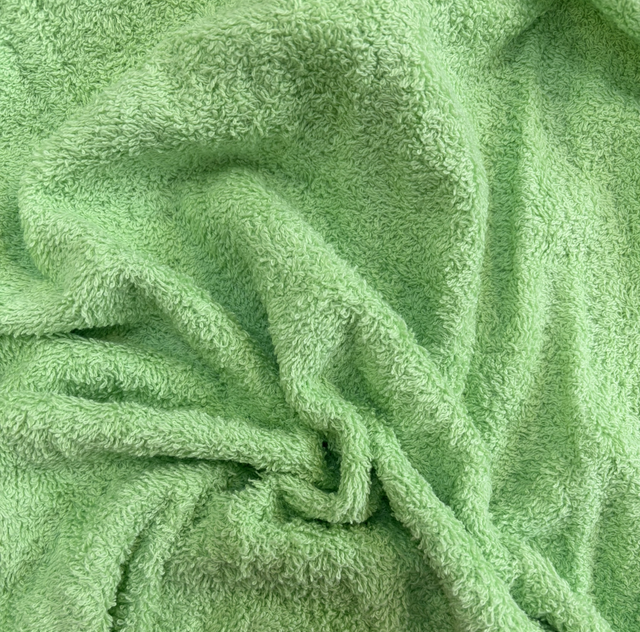 Pale Green Cotton Towelling