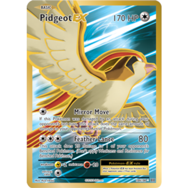 Evolutions: Pidgeot EX 104/108
