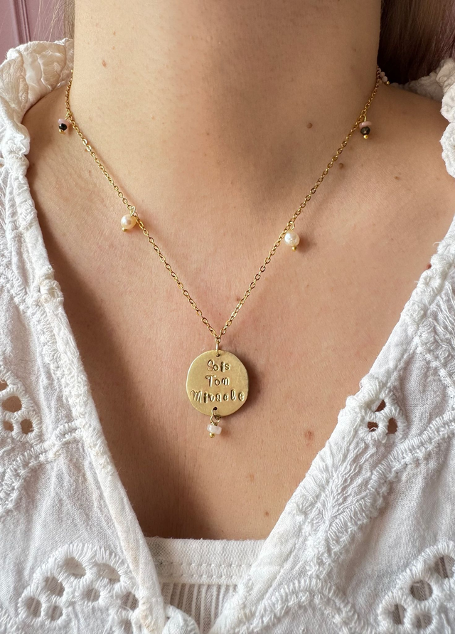 Collier médaille "Miracle"