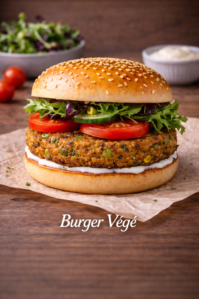 9.1 Burger Végétarien