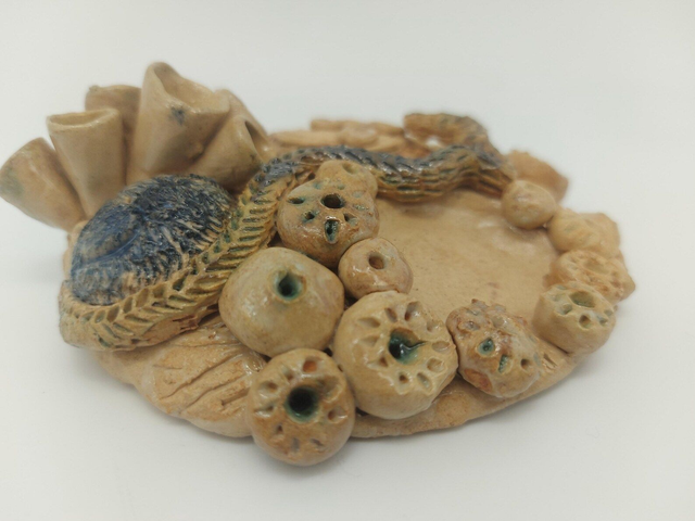 Ceramic Coral Wall Hanger