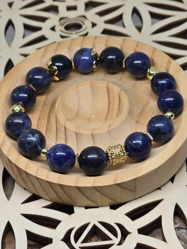 Bracelet Sodalite XL 1,2 cm 