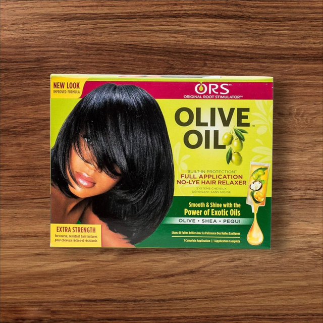 ORS Olive Oil No-Lye Hair Relaxer Extra Strength | Hair Relaxer &amp; Treatment
