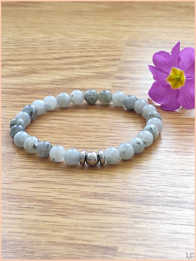 Bracelet Béa - Labradorite 6mm