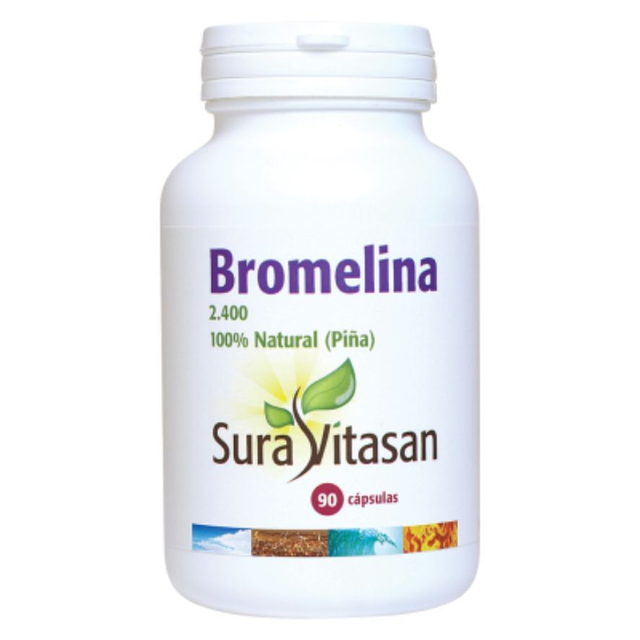 Bromelina 2400 500Mg 30caps Sura Vitasan
