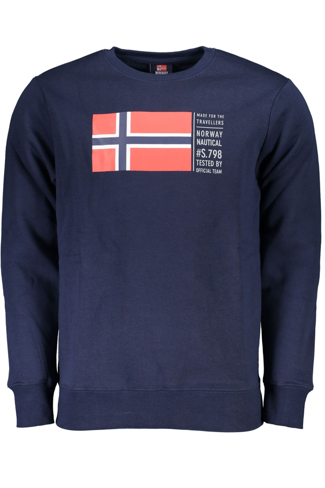 NORWAY 1963 FELPA SENZA ZIP UOMO BLU