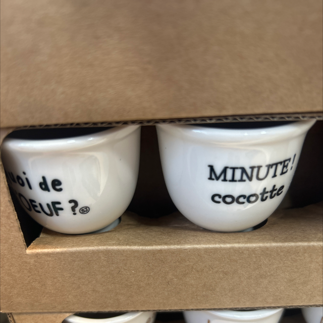 Coquetiers minute cocotte 