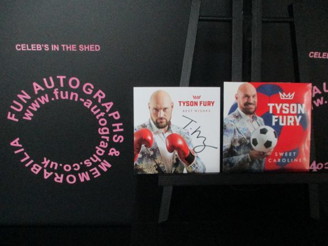 Tyson Fury - 'Sweet Caroline' Single + Authentic Autographed Single Insert Card (4)