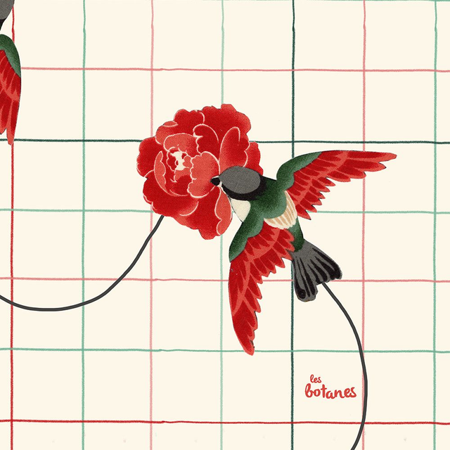 Torchon - Coton et Lin - 3 Mésanges Rouges