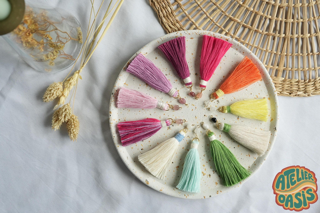 Petit pompon en coton