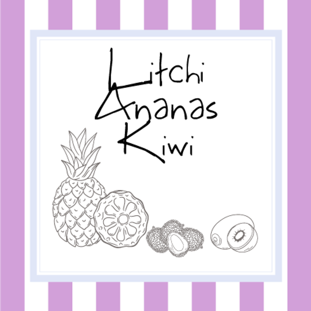 Litchi Ananas Kiwi (Confiture, 200g)