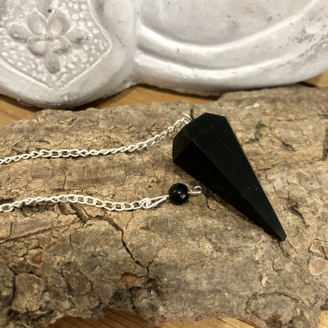 Pendule Obsidienne noire 
