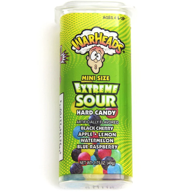 Warheads Extreme Sour Hard Candy Mini&#039;s (49g)