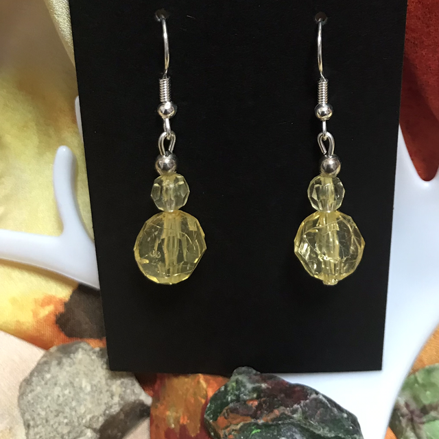 Yellow Dangling Earrings- YDE30