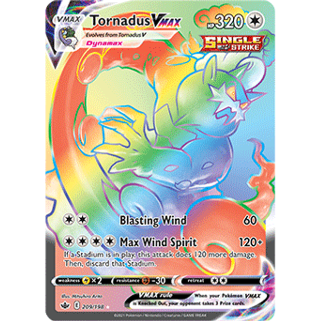 Chilling Reign: Tornadus VMAX 209/198