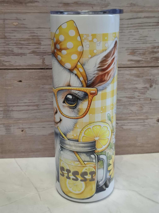 Gourde canette biquette personnalisée