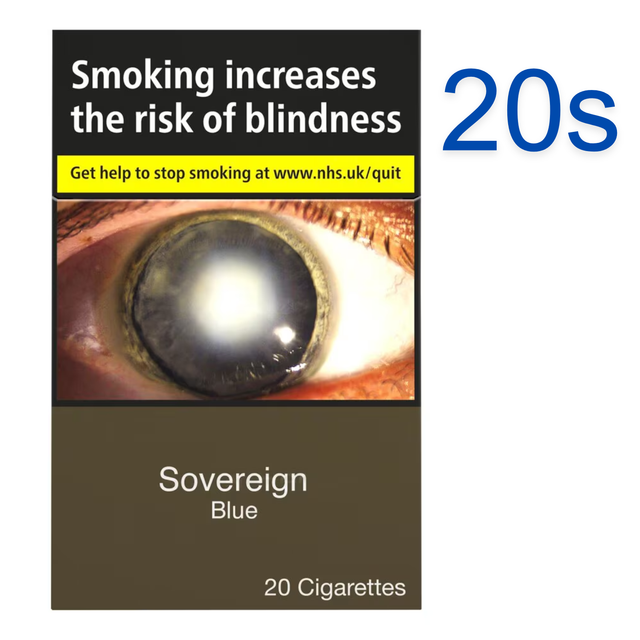 Sovereign Blue Cigarettes, 20s