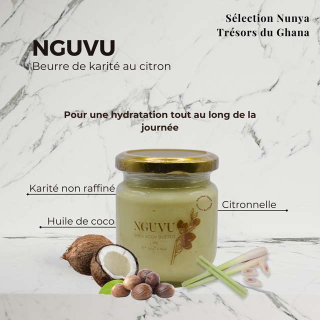 NGUVU Beurre de karité au citron