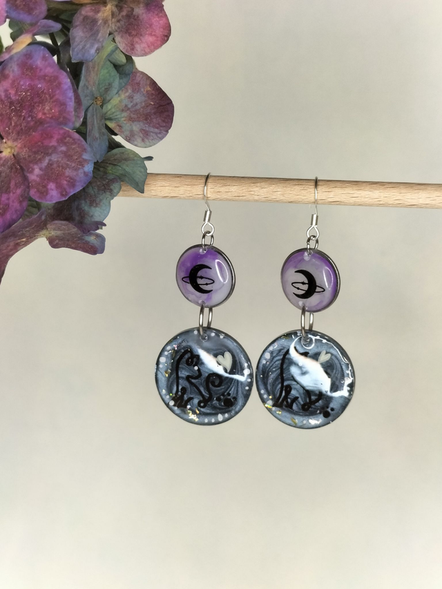 Boucles "un chat dans la nuit"