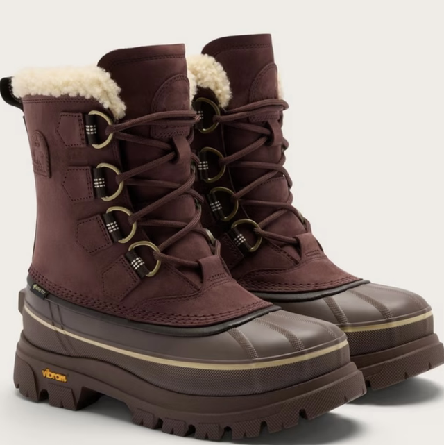 Sorel Women's Caribou Horizon™ GTX Winter Boots Red Lodge, Tobacco