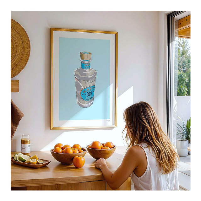 &#039;Malfy Gin&#039; art print