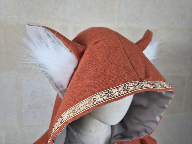 Capuchon à oreilles "Renard"