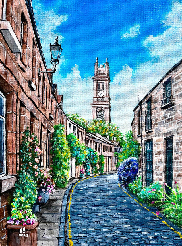 X4 Prints -  Circus Lane, Edinburgh 8"x10" (£7.50 per unit)