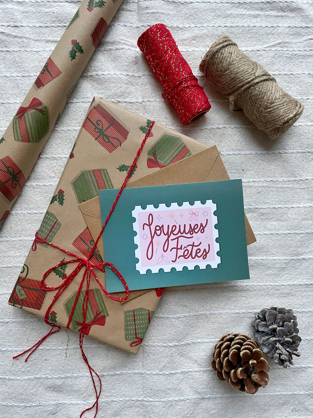 Noël - Timbre Carte