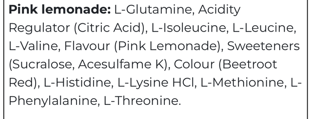 EAA + GLUTAMMINA (300G) PINK LEMONADE