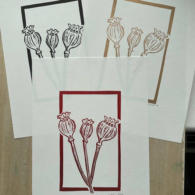 Papaver Lino Print