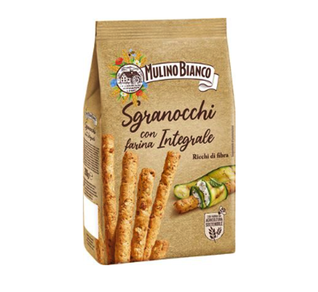 Mulino Bianco - Sgranocchi -teljeskiőrlésű 220g