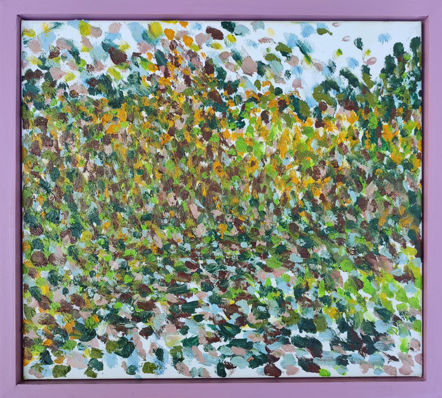 Rawka 48, 41x46 akryl płótno 2019