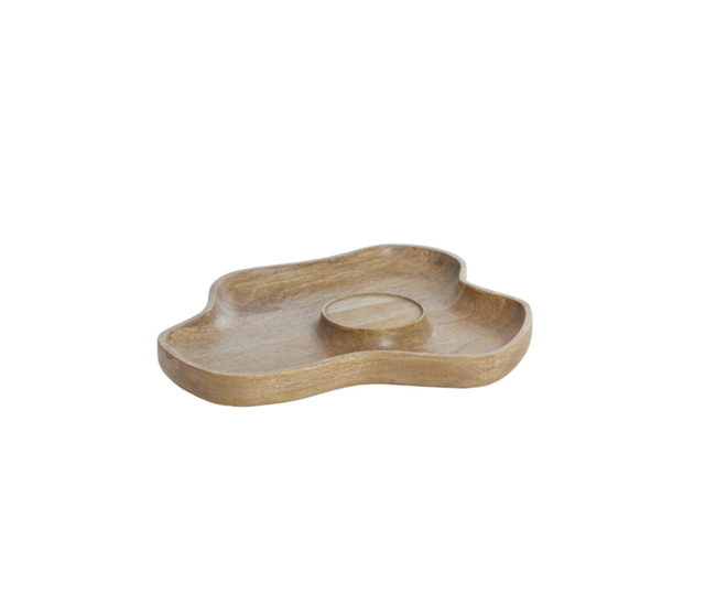 COJA natural wood candle holder