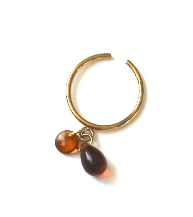 'afternoon' ring - brown