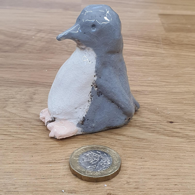 Galapagos Penguin sculpture 